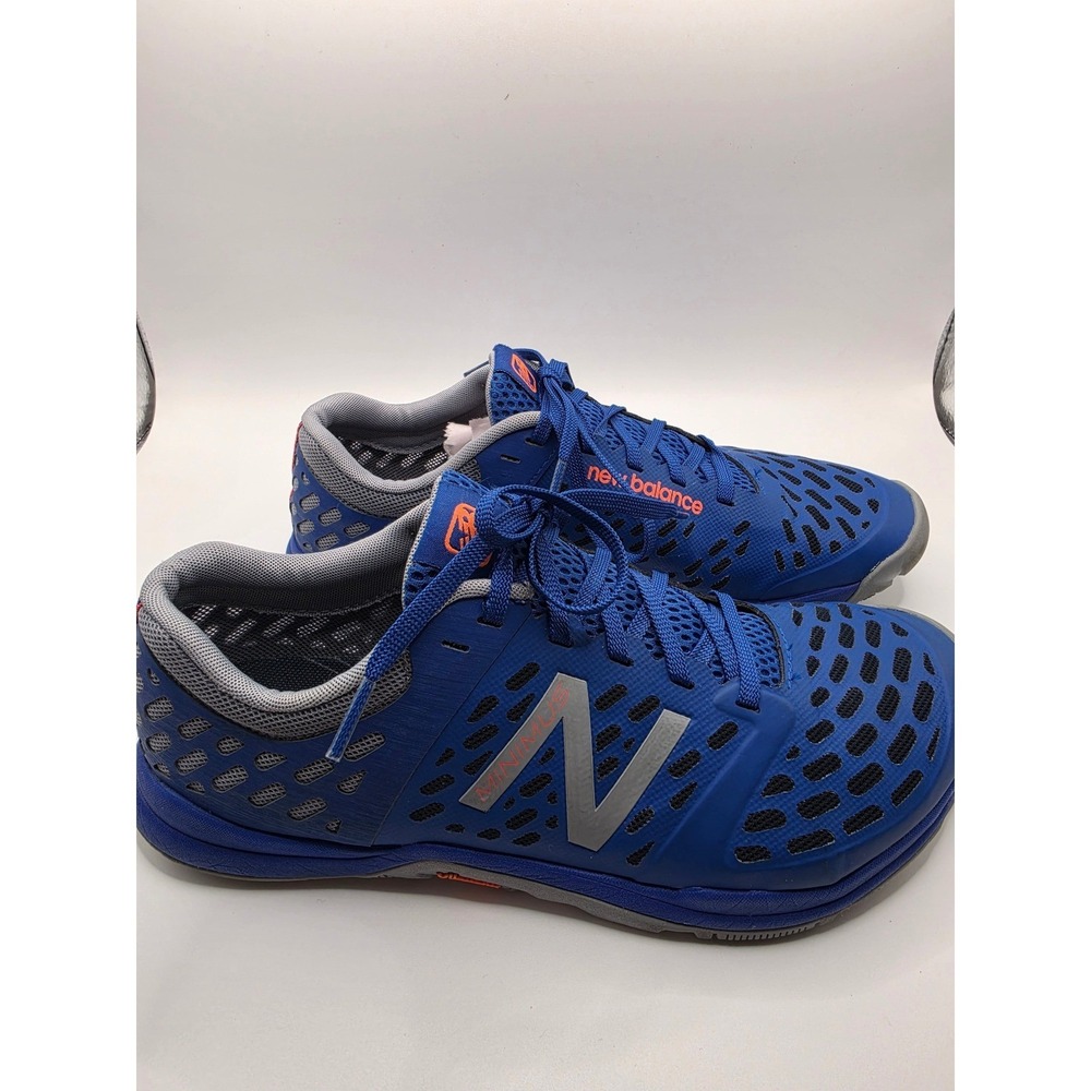 New Balance Minimus MX20v4 Blue Orange Training Shoes Mens Vibram Sole Sneaker